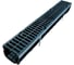 Лоток пластиковый Gidrolica Super DN100, h118,5 с решеткой чугунной класса D400 804109D 1