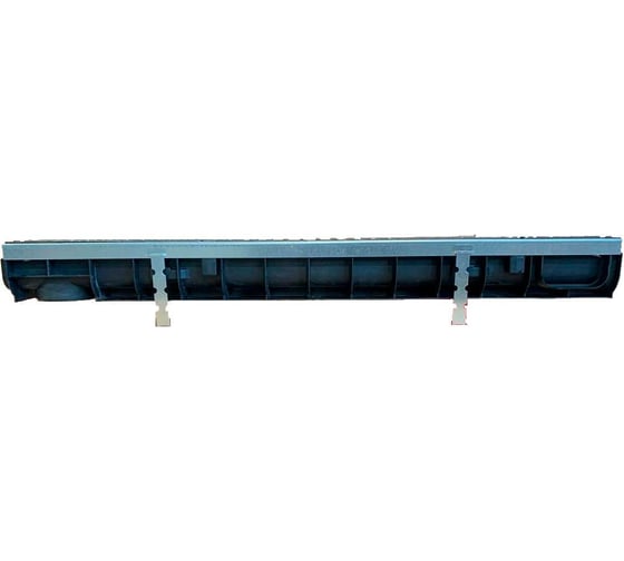 Лоток пластиковый Gidrolica Super DN100, h81,5 с решеткой чугунной класса D400 805109D