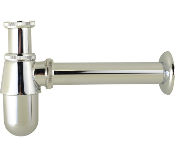 Сифон для раковины Veragio SBORTIS H140-200 см, бутылочный, 1 1/4, хром VR.SBR-8111.CR 1