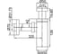 Сифон для раковины Veragio Sbortis 133-211 см, квадратный, 1 1/4", хром VR.SBR-8116.CR 2