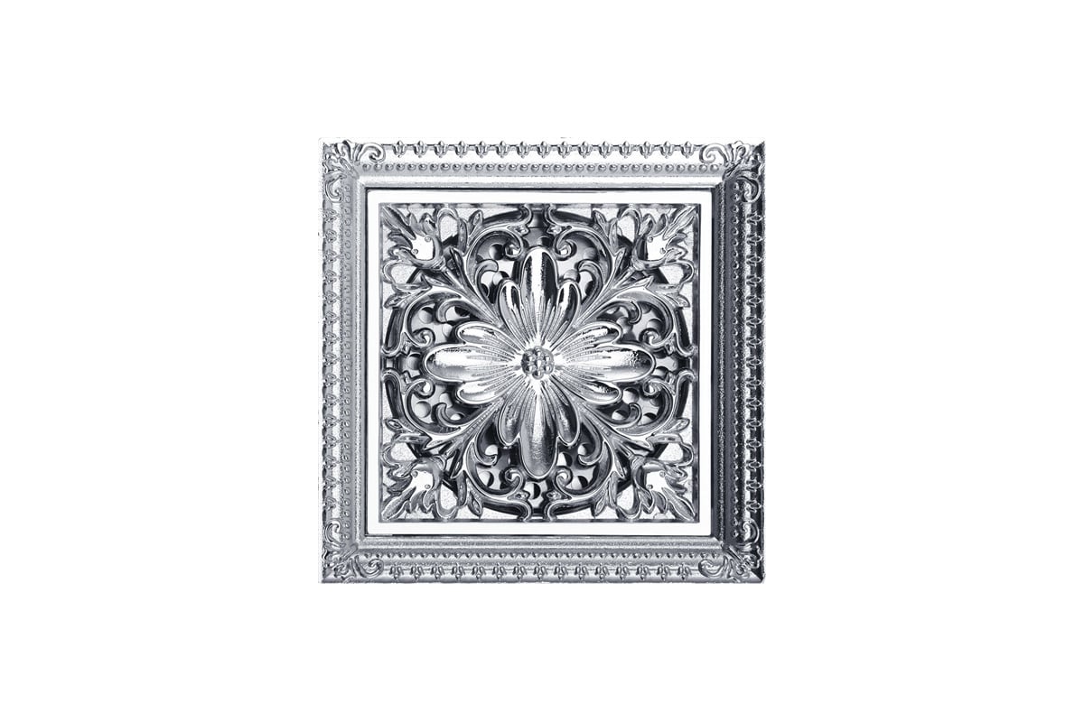 Сливной трап Veragio Canyon 40, с декоративной решеткой 120х120 мм, с ...