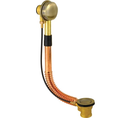 Слив-перелив для ванны Veragio SBORTIS автоматический, латунь с медной трубкой, бронза VR.SBR-8333.BR