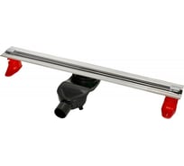 Напольный желоб водосток BERGES SUPER Slim 700 S-сифон, D50, H60, боковой выпуск, 42l/m 091153