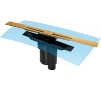 Напольный желоб водосток BERGES SIMPEL 600 S-сифон, D50/105, H30/80, 48l/m 092011