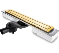 Напольный желоб водосток BERGES TOP Stark 600 S-сифон, D50, H60, боковой выпуск, 42l/m 092149