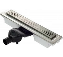 Напольный желоб водосток BERGES С1 Brise 500 S-сифон, D50, H60, боковой выпуск, 42l/m 090130