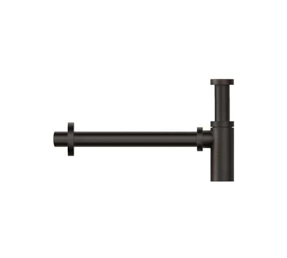 Сифон Gessi округлый, цвет Black Metal Brushed PVD 01377.707