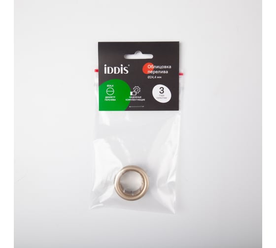 Облицовка перелива IDDIS ABS-пластик, 24.4 мм, бронза, 917BR240SK