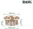 Облицовка перелива IDDIS ABS-пластик, 24.4 мм, бронза, 917BR240SK 2