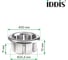 Облицовка перелива IDDIS ABS-пластик, 24.4 мм, хром, 917SB240SK 2