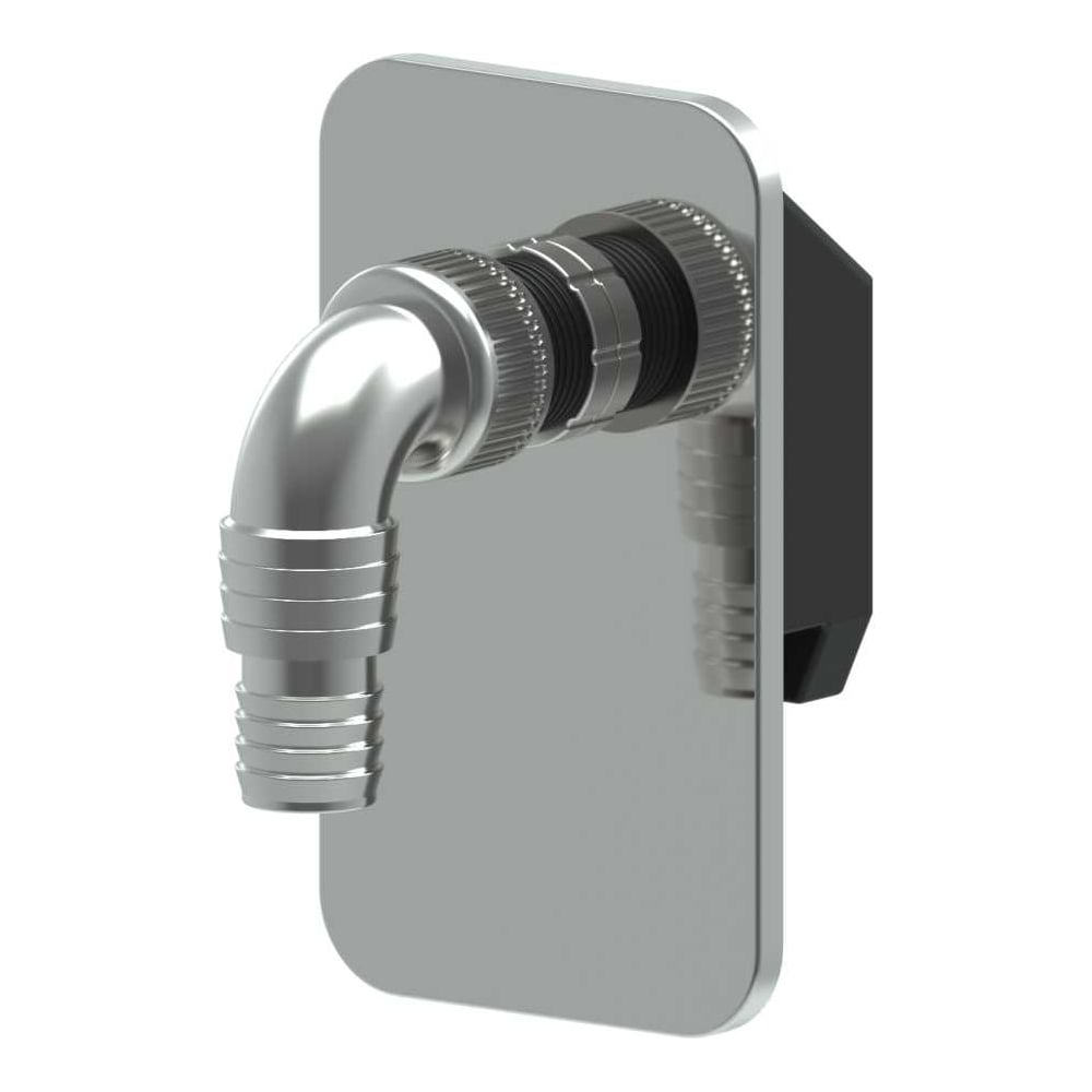 Сифондлястиральной/посудомоечноймашиныUnicorn,скрытыймонтаж,хромированныйK110