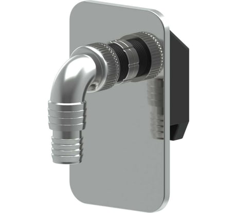 Сифон для стиральной / посудомоечной машины Unicorn, скрытый монтаж, хромированный K110