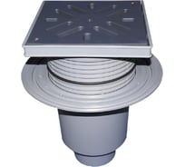 Дворовый трап HL верт.выпуск DN110 с пласт. решеткой макс. нагрузка 1,5 т. 616L/1