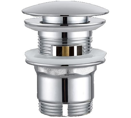 Донный клапан для раковины Elghansa с переливом 1 1/4 Click-Clack, RoundLine WBT-221