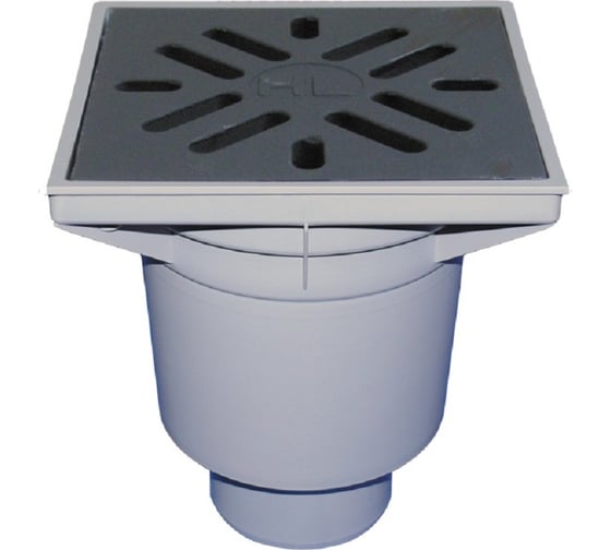 Дворовый трап с сифоном (верт. выпуск) макс. нагрузка 5-7 тонн  606W/1 HL  HL 606W/1