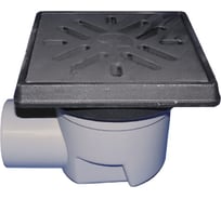 Дворовый трап HL (горизонт.выпуск) макс. нагрузка до 15 тонн, DN110. 605.1 HL 605.1