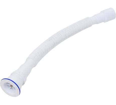 Сифон гофрированный Unicorn 1500 мм, прикручивающийся выпуск 1 1/2" (Ø 40), нержавеющий винт 6x85, пластиковая чашка, Ø40x40/50 D240P