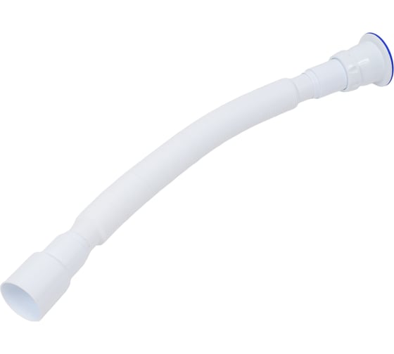 Сифон гофрированный Unicorn 1500 мм, прикручивающийся выпуск 1 1/2" (Ø 40), нержавеющий винт 6x85, пластиковая чашка, Ø40x40/50 D240P