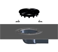 Корпус трапа HL 5100TH, включает заглушку 151 и фиксаторы 619 HL 5100THK