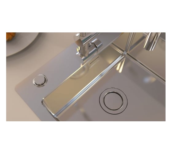 Двойной сифон ALVEUS 114-PP-114- PUSH POPUP 1123355