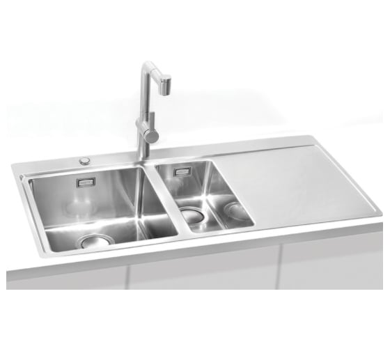 Двойной сифон ALVEUS 114-PP-114- PUSH POPUP с KARAT UP, PURE UP, WAVE UP, GLASSIX UP квадр. 1123353