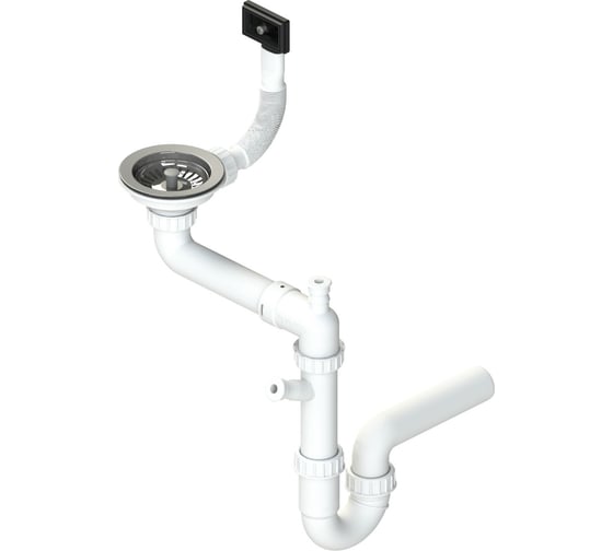 Одинарный сифон с переливом ALVEUS 1XSP 114-PP MTP 1130551 1