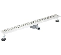 Линейный душевой трап SANTREK AQUA С-70900 нерж 70x900 мм (горизонтальный выпуск 360 гр, ф40) сухой затвор и гидрозатвор 319574