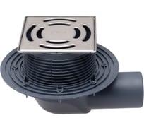 Трап для балконов и террас HL с решеткой клик-клак, с горизонтальным выпуском DN75 5100T