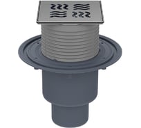 Трап HL с решеткой 3125 клик-клак, с вертикальным выпуском DN50/75/110 310N-3125