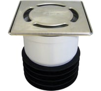 Трап с сухим сифоном HL с решеткой клик-клак, вертикальный выпуск DN110 73Pr