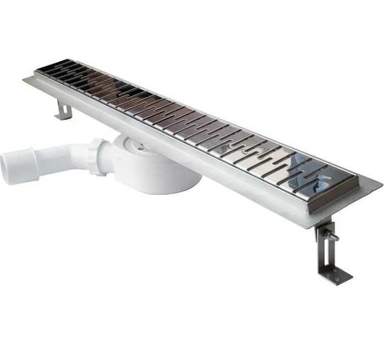 Душевой лоток Miano MEDIUM, из нержавеющей стали, поворотный слив D40/50 MN-70M