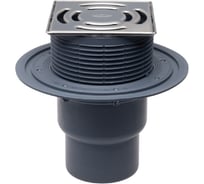 Трап для балконов и террас с решеткой КЛИК-КЛАК, с вертикальным выпуском DN75/110 HL 3100T