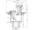 Трап HL с вертикальным выпуском DN50/75/110, круглой решеткой HL 310NR 2