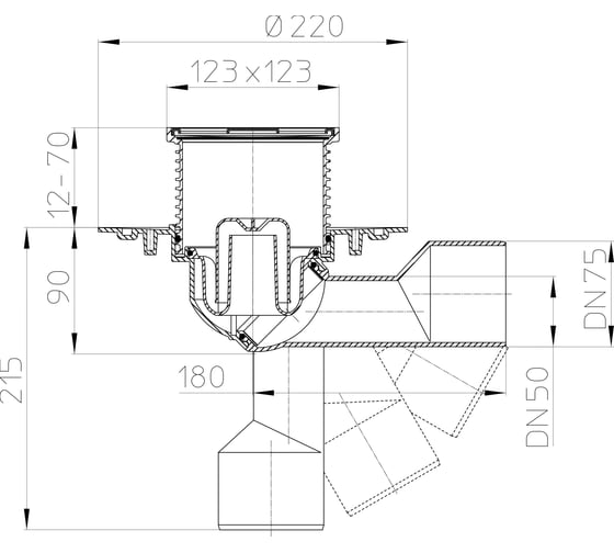 Трап HL 80.1