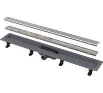 Водоотводящий желоб Alca Plast с порогами для перф. решетки или решетки под кладку плитки. арт. APZ19-750