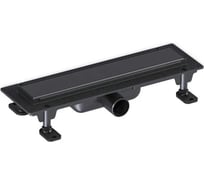 Линейный трап GOOD DOOR 350 черный, без прорези/под плитку, сухой затвор ТЛ00043