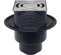 Трап HL с решеткой клик-клак, с "сухим" сифоном, с вертикальным выпуском, DN50/75/110 3100Pr