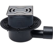 Трап с решеткой HL клик-клак, с "сухим" сифоном, с горизонтальным выпуском, DN50/75 5100Pr