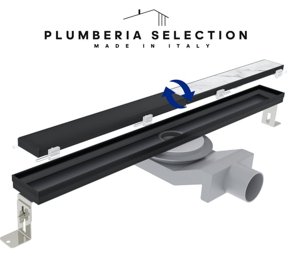 Душевой трап Plumberia Selection PSL LINEAR PSL70NO