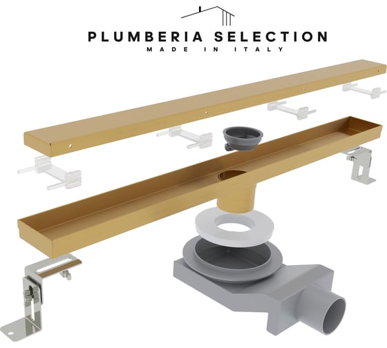 Душевой трап Plumberia Selection PSL LINEAR PSL90OB