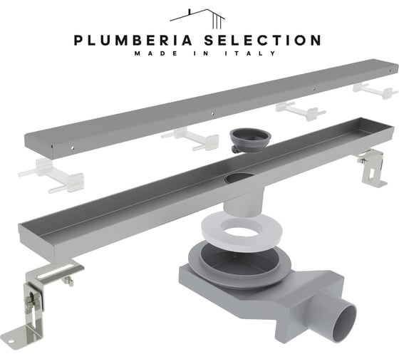 Душевой трап Plumberia Selection PSL LINEAR PSL120MT