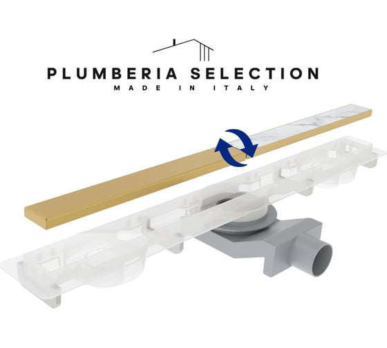 Душевой трап Plumberia Selection PSM MODULAR PSM80OB
