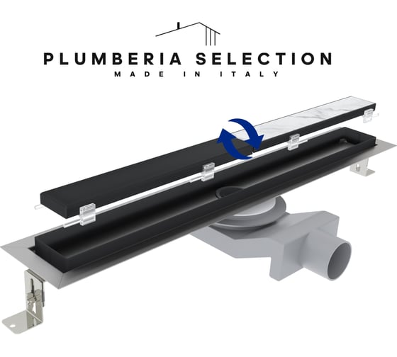 Душевой трап Plumberia Selection PST IN-TILE PST60NO