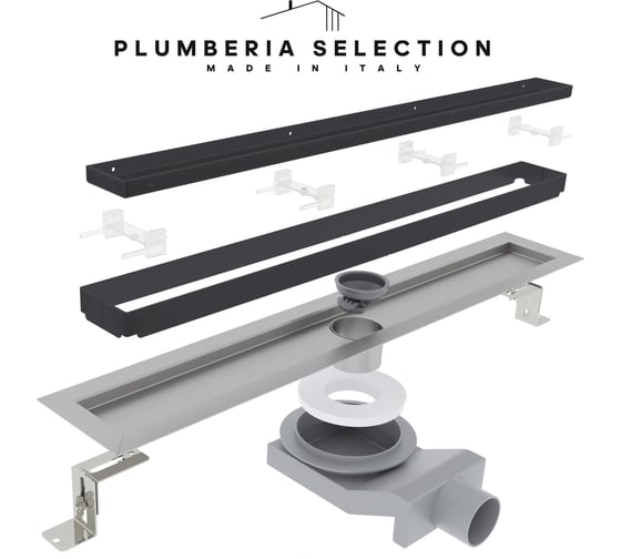 Душевой трап Plumberia Selection PST IN-TILE PST60NO