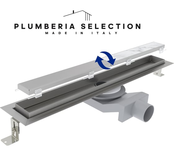 Душевой трап Plumberia Selection PST IN-TILE PST100MT
