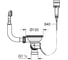 Комплект слива Grohe с эксцентриковым управлением и переливом 40953000 2