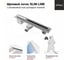 Душевой лоток Paini Slim Line 500 мм D50, хром сатин CH500SL 2