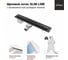Душевой лоток Paini Slim Line 600 мм D50, черный матовый 61147 4