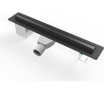 Душевой лоток Paini Slim Line 500 мм D50, черный матовый 61146