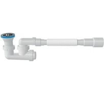 Сифон для душевого поддона AV Engineering низкий h120мм, выпуск 70мм, с гибкой трубой 1 1/2-40/50мм, AVE129725